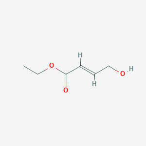 molecular formula C6H10O3 B042462 4-羟基巴豆酸乙酯 CAS No. 10080-68-9