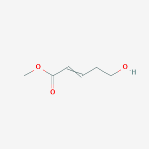 molecular formula C6H10O3 B042466 Methyl 5-hydroxypent-2-enoate CAS No. 62592-80-7