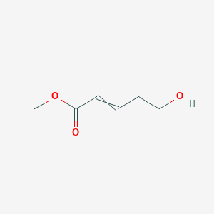 molecular formula C₆H₁₀O₃ B042466 Methyl 5-hydroxypent-2-enoate CAS No. 62592-80-7