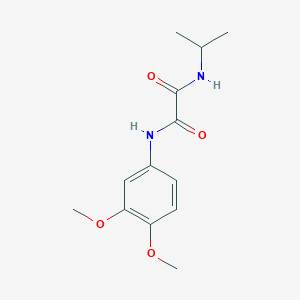 molecular formula C13H18N2O4 B4246867 N-(3,4-dimethoxyphenyl)-N'-propan-2-yloxamide 