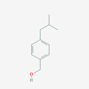 molecular formula C11H16O B042470 Benzenemethanol, 4-(2-methylpropyl)- CAS No. 110319-85-2