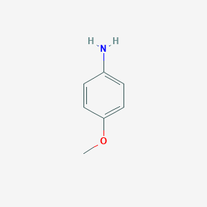 molecular formula C7H9NO<br>H2NC6H4OCH3<br>C7H9NO B042471 p-Anisidine CAS No. 104-94-9