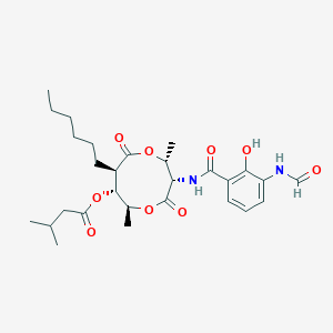 molecular formula C28H40N2O9 B042489 Antimycin A CAS No. 116095-18-2