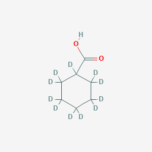 molecular formula C7H12O2 B042503 Cyclohexanecarboxylic-D11 acid CAS No. 93131-16-9