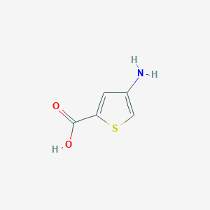 molecular formula C5H5NO2S B042505 4-Aminothiophene-2-carboxylic acid CAS No. 89499-38-7