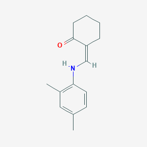 molecular formula C15H19NO B425228 2-[(2,4-dimethylanilino)methylene]cyclohexanone 