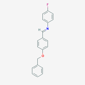 molecular formula C20H16FNO B042533 N-(4-(Benzyloxy)benzylidene)-4-fluoroaniline CAS No. 70627-52-0
