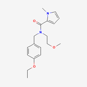 molecular formula C18H24N2O3 B4253527 N-(4-ethoxybenzyl)-N-(2-methoxyethyl)-1-methyl-1H-pyrrole-2-carboxamide 