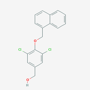 [3,5-Dichloro-4-(1-naphthylmethoxy)phenyl]methanol