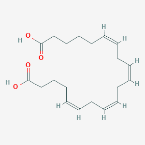 molecular formula C20H30O4 B042540 5Z,8Z,11Z,14Z-Eicosatetraenedioic acid CAS No. 79551-84-1