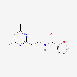 molecular formula C13H15N3O2 B4254472 N-[2-(4,6-dimethyl-2-pyrimidinyl)ethyl]-2-furamide 
