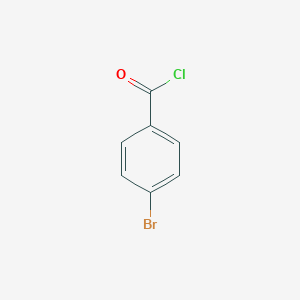 molecular formula C7H4BrClO B042548 4-Bromobenzoyl chloride CAS No. 586-75-4