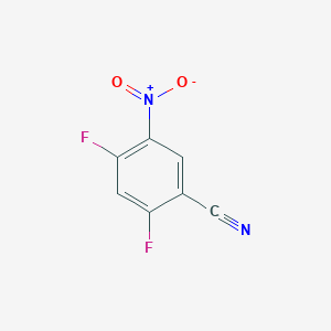 molecular formula C7H2F2N2O2 B042562 2,4-Difluoro-5-nitrobenzonitrile CAS No. 67152-20-9