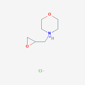 4-(Oxiran-2-ylmethyl)morpholin-4-ium;chloride