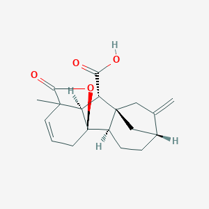 molecular formula C₁₉H₂₂O₄ B042604 2,3-Didehydrogibberellin A9 CAS No. 2531-21-7