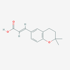 molecular formula C14H16O3 B042610 Dupracine CAS No. 12772-83-7