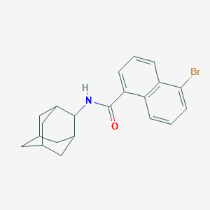 molecular formula C21H22BrNO B426177 N-(2-adamantyl)-5-bromo-1-naphthamide 
