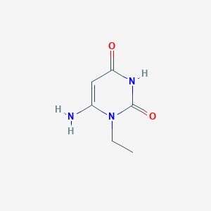 molecular formula C6H9N3O2 B042622 6-氨基-1-乙基嘧啶-2,4(1H,3H)-二酮 CAS No. 41862-09-3