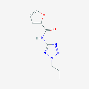 molecular formula C9H11N5O2 B426225 N-(2-propyl-2H-tetraazol-5-yl)-2-furamide CAS No. 593241-52-2