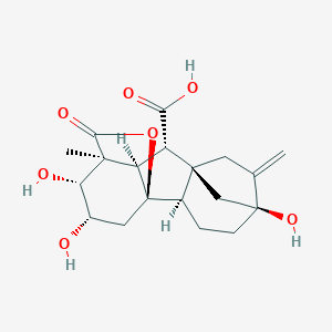 molecular formula C19H24O7 B042625 Gibberellin A8 CAS No. 7044-72-6
