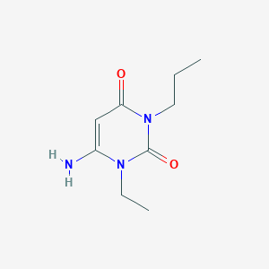 molecular formula C9H15N3O2 B042626 6-氨基-1-乙基-3-丙基尿嘧啶 CAS No. 63981-31-7