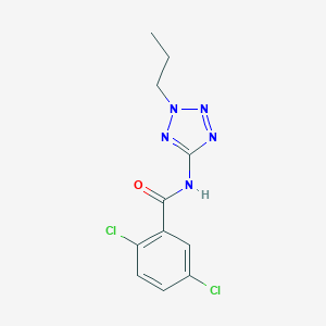 molecular formula C11H11Cl2N5O B426291 2,5-dichloro-N-(2-propyl-2H-tetraazol-5-yl)benzamide CAS No. 593240-50-7