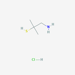 molecular formula C4H12ClNS B042641 1-Amino-2-methyl-2-propanethiol hydrochloride CAS No. 32047-53-3