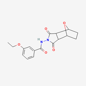molecular formula C17H18N2O5 B4264157 N-(1,3-dioxooctahydro-2H-4,7-epoxyisoindol-2-yl)-3-ethoxybenzamide 