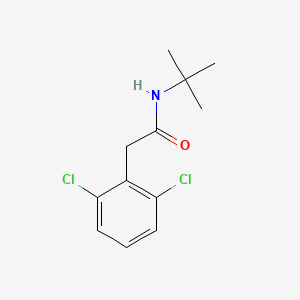 molecular formula C12H15Cl2NO B4264603 N-tert-butyl-2-(2,6-dichlorophenyl)acetamide 