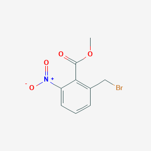 molecular formula C9H8BrNO4 B042662 2-(溴甲基)-6-硝基苯甲酸甲酯 CAS No. 61940-21-4