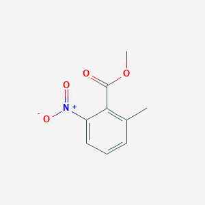 molecular formula C9H9NO4 B042663 Methyl 2-methyl-6-nitrobenzoate CAS No. 61940-22-5