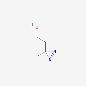 molecular formula C4H8N2O B042671 2-(3-Methyl-3H-diazirin-3-yl)ethanol CAS No. 25055-82-7