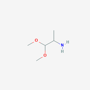 molecular formula C5H13NO2 B042680 2,2-Dimethoxy-1-methylethylamine CAS No. 57390-38-2