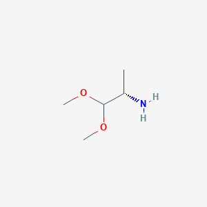 molecular formula C5H13NO2 B042682 (2S)-1,1-dimethoxypropan-2-amine CAS No. 55707-41-0