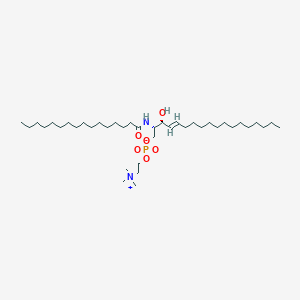 molecular formula C39H79N2O6P B042716 N-Palmitoylsphingomyelin CAS No. 6254-89-3