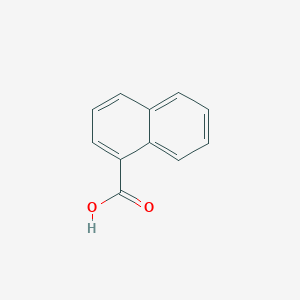 molecular formula C11H8O2 B042717 1-Naphthoic acid CAS No. 86-55-5