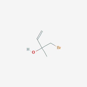 molecular formula C5H9BrO B042723 1-Bromo-2-methylbut-3-en-2-ol CAS No. 36219-40-6