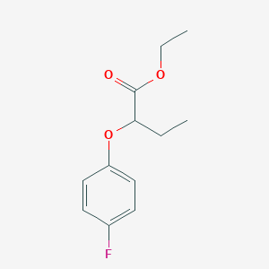 molecular formula C12H15FO3 B4272760 ethyl 2-(4-fluorophenoxy)butanoate 