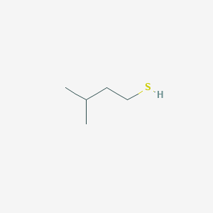 molecular formula C5H12S B042731 3-Methylbutane-1-thiol CAS No. 541-31-1