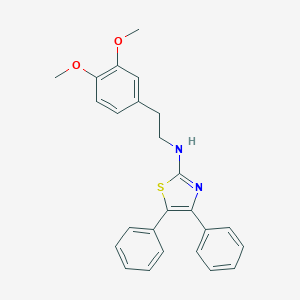 N-[2-(3,4-dimethoxyphenyl)ethyl]-4,5-diphenyl-1,3-thiazol-2-amine