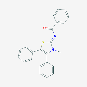 N-(3-methyl-4,5-diphenyl-1,3-thiazol-2(3H)-ylidene)benzamide