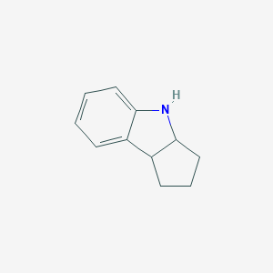 molecular formula C11H13N B042741 1,2,3,3a,4,8b-Hexahydrocyclopenta[b]indole CAS No. 80278-94-0