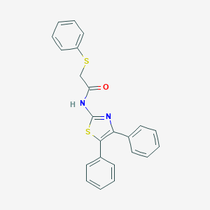 N-(4,5-diphenylthiazol-2-yl)-2-(phenylthio)acetamide