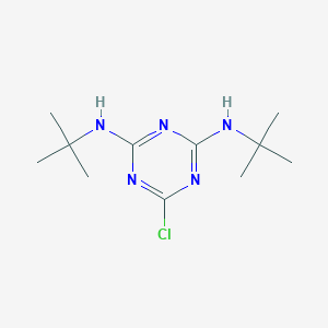 molecular formula C11H20ClN5 B042743 Bis(tert-butylamino)chloro-s-triazine CAS No. 39605-42-0