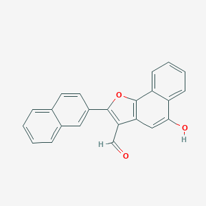 5-Hydroxy-2-(2-naphthyl)naphtho[1,2-b]furan-3-carbaldehyde