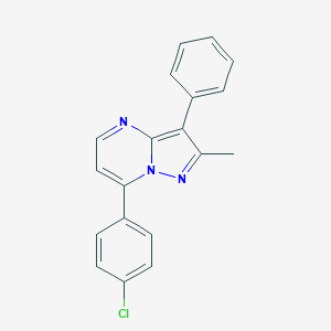 7-(4-Chlorophenyl)-2-methyl-3-phenylpyrazolo[1,5-a]pyrimidine