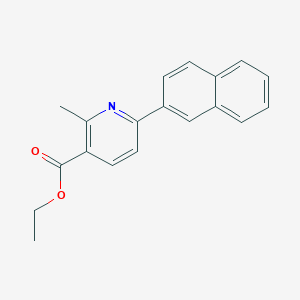 Ethyl 2-methyl-6-(2-naphthyl)nicotinate