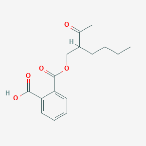 molecular formula C16H20O5 B042751 2-(((2-Acetylhexyl)oxy)carbonyl)benzoic acid CAS No. 88144-82-5