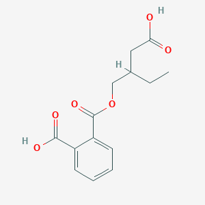 molecular formula C14H16O6 B042756 Mono(2-(carboxymethyl)butyl) 1,2-benzenedicarboxylate CAS No. 40322-01-8