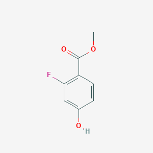 molecular formula C8H7FO3 B042768 甲基2-氟-4-羟基苯甲酸酯 CAS No. 197507-22-5